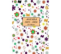 Agenda 18 meses 2025 2026 semana vista vertical: de julio 2025 a diciembre 2026 | planificador semanal ( a5 ) 1 semana en 2 páginas