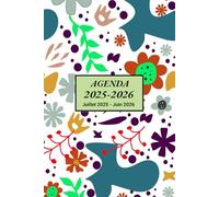 Agenda 2025 2026 Journalier: une page par jour | 12 mois de Juillet 2025 à Juin 2026 | Calendrier avec heures 07:00 - 21:00 | Format A5 | Français