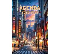 Agenda 2025-2026: Scolaire Japon | Journalier (une page par jour) | Septembre à Juillet | 14,8 x 21 cm | Collège et Lycée et primaire | style japonais | Tokyo | garçon et fille.