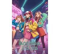 Agenda 2025-2026: Scolaire k-pop | Journalier (une page par jour) | Septembre à Juillet | 14,8 x 21 cm | Collège et Lycée et primaire | anime et Corée, Korean Pop | garçon et fille.