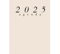 Agenda 2025 con planificador mensual, semanal y diario - Tapa dura - tamaño 8,5x11: la planificadora que te hará la vida mas sencilla para alcanzar tus metas. De enero a diciembre del 2025