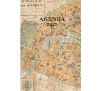 Agenda 2025: Petit format de poche, Semainier, Planificateur hebdomadaire, Format 10x15 cm, 116 pages sur papier crème 90g/m², Paris