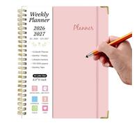 Agenda 2026-2027 Academic Monthly and Weekly Planner Notebook