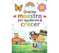 Agenda 2026 2027 Semana Vista: Regalo para maestra de infantil