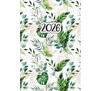 Agenda 2026 A5: Planificateur Semainier Horizontale | 12 Mois, de Janvier à Décembre | Planner Français avec Vue Semaine sur Deux Pages