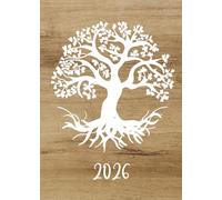 Agenda 2026: Arbre de Vie | Semainier (une semaine sur deux pages) | Format A5 | 15x21 cm | Planning hebdomadaire vertical | Colonnes | Weekly planner