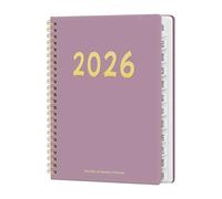 Agenda 2026 - Bloc-notes d'Emploi du Temps 12 Mois | Agenda Quotidien Academic Scolaire Professionnel | Pour Étudiants Femmes Enseignants Organisation Notes Planification