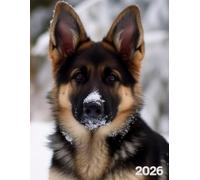 Agenda 2026: Chien Berger Allemand - Organisateur et Planificateur Journalier | 365 jours |1 Page Par Jour Avec Horaires