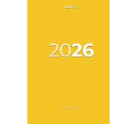 Agenda 2026 Giornaliera A5 Gialla Rigida ABNotes: Planner Professionale Un Giorno per Pagina - Organizer - Formato compatto A5 - Minimalista, Italiano