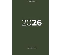 Agenda 2026 Giornaliera A5 Verde Scuro Oliva Militare Rigida ABNotes: Planner Professionale Un Giorno per Pagina - Organizer - Formato compatto A5 - Minimalista, Italiano