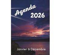 Agenda 2026 - Janvier à Décembre: Semainier gros caractères - Format A4 - Une double page pour une semaine - Conçu pour les personnes ayant un trouble visuel
