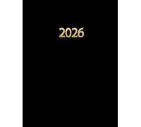 Agenda 2026 Journalier: Planificateur Journalier Grand Format A4 | 1 Page Par Jour Avec Heure ( Janvier 2026 / Décembre 2026 ) | Français
