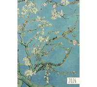 Agenda 2026: Van Gogh | Semainier (une semaine sur deux pages) | Format A5 | 15x21 cm | Planning hebdomadaire horizontal | Lignes | Weekly planner