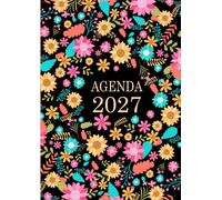 Agenda 2027 Giornaliera A4: Planner con Calendario Mensile e Spazio per Note, 1 Pagina per Giorno, da Gennaio a Dicembre 2027, 12 Mesi, 365 Giorni