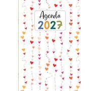 Agenda 2027 Giornaliera A4: Planner Quotidiana con Orari 08:00 a 22:00, Obiettivi Mensili e Note, 1 Pagina per Giorno, 365 Giorni