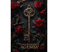 Agenda anual Dark romance: Día por página, visión board, calendario mensual, control de gastos, notas y check List.