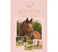 Agenda Chevaux: Intérieur Couleur - Thème Animaux, Cheval - École Primaire, Collège, Lycée, Étudiants - Format A5 (12 x 17 cm)
