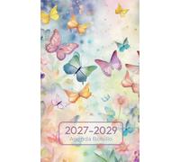 Agenda de bolsillo 2027-2029: Planificador compacto de 3 años con inicio de semana el lunes, contactos, fechas importantes, cumpleaños y notas