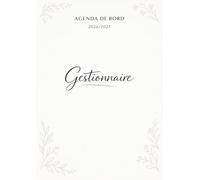 Agenda de bord 2026/2027 Gestionnaire : Carnet de Bord Gestionnaire 2026/2027 Lycée & Collège | Planificateur Semainier, Calendrier Scolaire & Planning Annuel, Format A4.