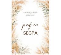 Agenda de bord 2026/2027 prof en SEGPA : Cahier relevé de notes 12 classes de 38 élèves | Carnet de Bord 2026 2027 Professeur en SEGPA | Planificateur de cours, Semainier, A4.