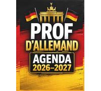 Agenda de bord 2026/2027 professeur d’Allemand: Carnet de Bord Enseignant 2026-2027 Allemand | Cahier relevé de notes 15 Classes pour 38 élèves, Planning annuel & Planificateur de cours, A4.