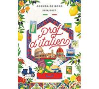 Agenda de bord 2026/2027 professeur d’Italien: Carnet de bord A4 pour les enseignants