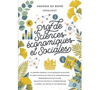 Agenda de bord 2026/2027 professeur de sciences économiques et sociales: Carnet de bord A4 pour les enseignants