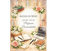 Agenda de bord 2026-2027 professeur documentaliste: Carnet de bord enseignant documentaliste 2026-2027, Cahier relevé de notes pour 15 Classes | Planning Annuel, Planificateur de cours semainier, A4.