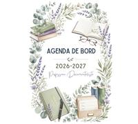 Agenda de bord 2026-2027 professeur documentaliste: Carnet de bord enseignant documentaliste 2026-2027, Cahier relevé de notes pour 15 Classes | Planning Annuel, Planificateur de cours semainier, A4.