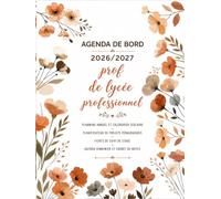 Agenda de Bord 2026/2027 Professeur Lycée Professionnel: Cahier Relevé de Notes 18 Doubles Pages | Carnet de Bord Enseignant 2026/2027 Lycée Professionnel | Organiseur des Cours, Fiches de Stage, A4