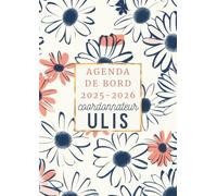 Agenda de Bord Coordonnateur ULIS 2025/2026 : Carnet de Bord 2025/2026 Coordonnateur ULIS collège - lycée | Fiches Action/Projet & AESH, Organiseur ... Planning Annuel et Calendrier Scolaires | A4