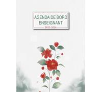 Agenda de Bord Enseignant 2025-2026: Planificateur Scolaire pour Les enseignants, 1 Semaine sur 2 Pages, 1 mois sur 2 Pages, format A4.