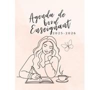 Agenda de bord Enseignant 2025 2026: Planificateur scolaire Septembre 2025 - Août 2026 | Cahier de bord professeur | Planner avec calendrier scolaire ... élèves | Complet planificateur grand format.