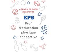 Agenda de Bord Enseignant 2025/2026 Prof EPS: Carnet de bord 2025/2026 Professeur d’Education Physique et Sportive | Cahier Relevé de Notes 15 Doubles ... Planning Annuel, Planificateur de Cours, A4