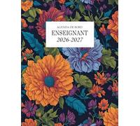 Agenda de bord Enseignant 2026/2027: Carnet De Bord Pour Les Enseignants, Format A4 pour planifier et s’organiser, 1 semaine sur 2 pages, Emploi du temps, Relevé de notes & suivi