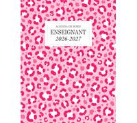 Agenda de bord Enseignant 2026/2027: Carnet De Bord Pour Les Enseignants, Format A4 pour planifier et s’organiser, 1 semaine sur 2 pages, Emploi du temps, Relevé de notes & suivi