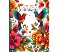 Agenda de Bord Enseignante 2026/2027: Carnet de Bord pour Professeur Format A4, pour organisez votre année scolaire.
