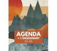 Agenda de l'enseignant 2025-2026 I Modèle ELIOS: 192 pages pour organiser l'année des professeurs