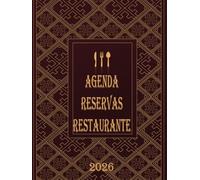 Agenda de Reservas Restaurante 2026: Planificador de reservas 2026 - Ideal para restaurantes, bares y cafeterías -Planificador Diario Ideal para ... pubs o bistros | 365 dias | 1 día = 1 página