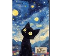 Agenda del Docente 2025/2026 Gatto: Planner Settimanale e Mensile con registro da Settembre a Luglio | Diario per insegnanti | Registro Del Professore.