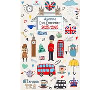 Agenda del Docente 2025/2026: Pianificatore settimanale e mensile Completo e Pratico | Registro del professore | Regalo per insegnante di inglese | Formato A5