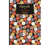 Agenda del Docente 2025/2026: Planner settimanale A4 con registro di classe • completo e pratico per la scuola secondaria • tema Ombrelli giapponesi