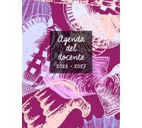 AGENDA DEL DOCENTE 2026-2027: 19x25 cm copertina conchiglie