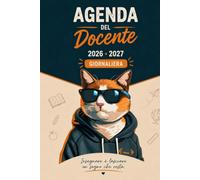 Agenda del Docente 2026/2027: Diario Giornaliero e Planner, Una Pagina per Ogni Giorno | Registro Voti, Orario, Alunni e Adempimenti | Insegnanti, Professore e Professoressa