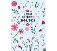 Agenda del Docente 2026/2027: Pianificatore settimanale e mensile Completo e Pratico | Registro del professore | Regalo per insegnante di inglese | Formato A5