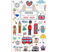 Agenda del Docente 2026/2027: Pianificatore settimanale e mensile Completo e Pratico | Registro del professore | Regalo per insegnante di inglese | Formato A5