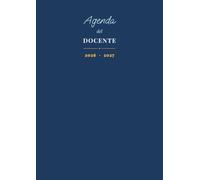 Agenda del Docente 2026/2027: Planner settimanale datato A4 con registro del professore: voti, competenze e assenze • per insegnanti di scuola media e superiore • edizione «Blu Notte»