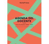 Agenda del Docente 2026-2027 - Rosso e Verde Pastello: Planner Scolastico e Registro Insegnante Completo per la Scuola Italiana | Registro ... Riunioni e PCTO | Formato Grande A4 (8.5x11")