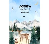 Agenda del Docente: con registro di classe, settimanale e mensile, formato da borsa, copertina rigida