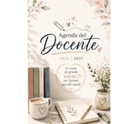 Agenda del Docente Giornaliera 2026 2027 A5: Diario Giornaliero e mensile con Registro, lezioni, studenti, impegni, Attività, riunioni, uscite ... per Giorno da Settembre 2026 a Luglio 2027.